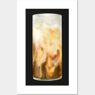 Iced Coffee Latte Posters and Art